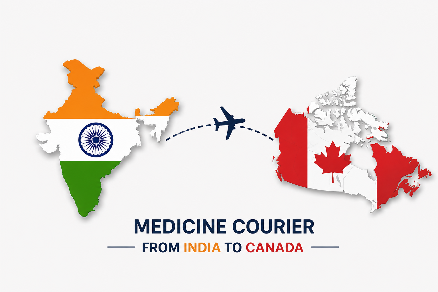 Medicine Courier from India to Canada - Fast Shipping